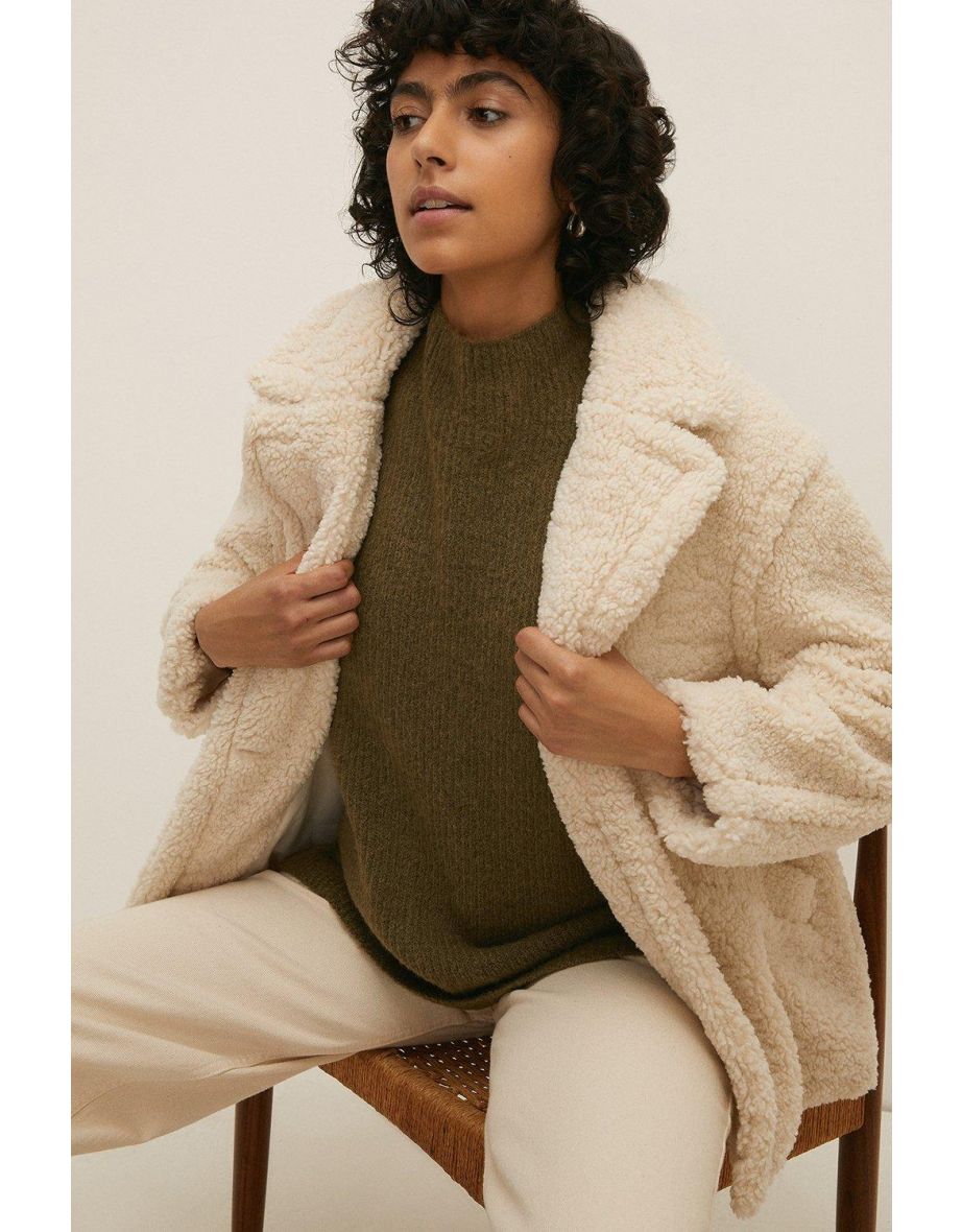 Oasis teddy bear coat online