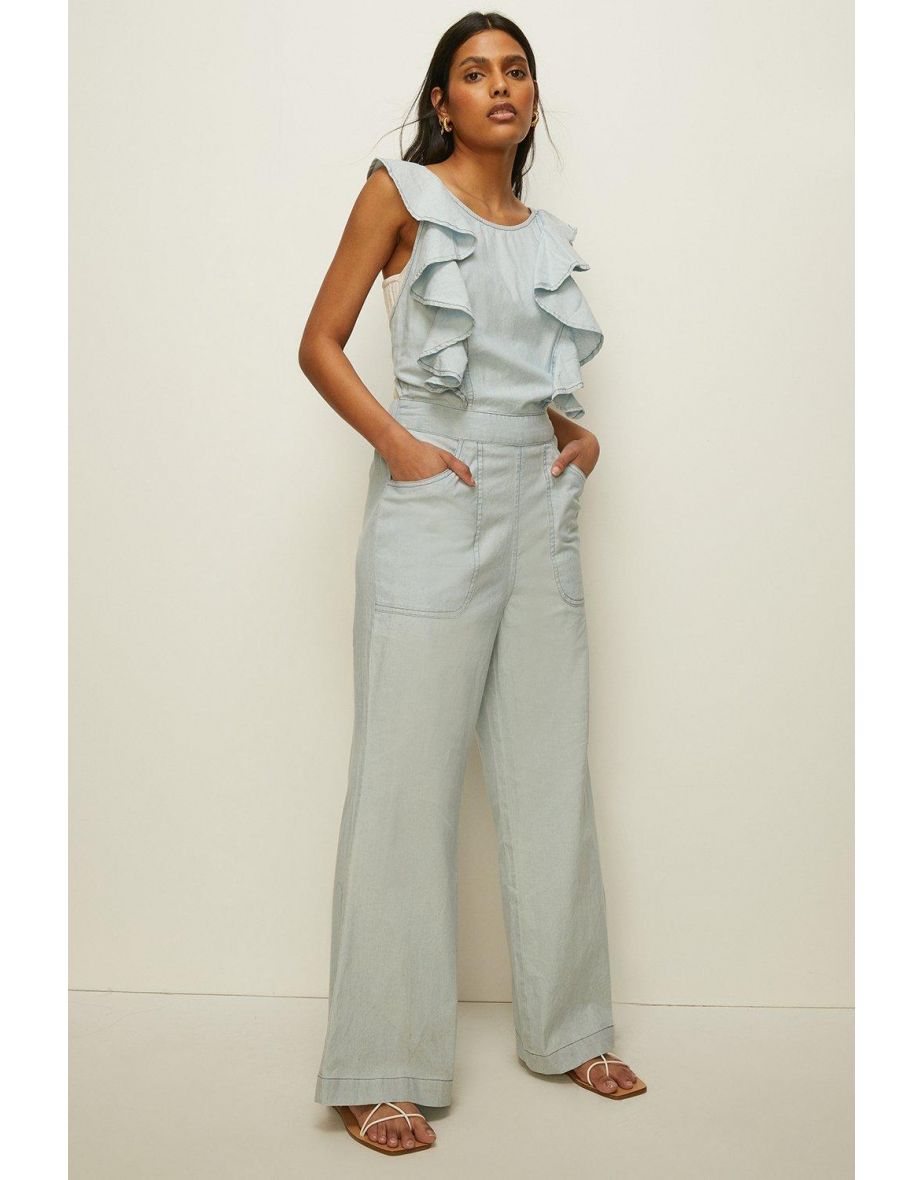 Oasis best sale denim jumpsuit
