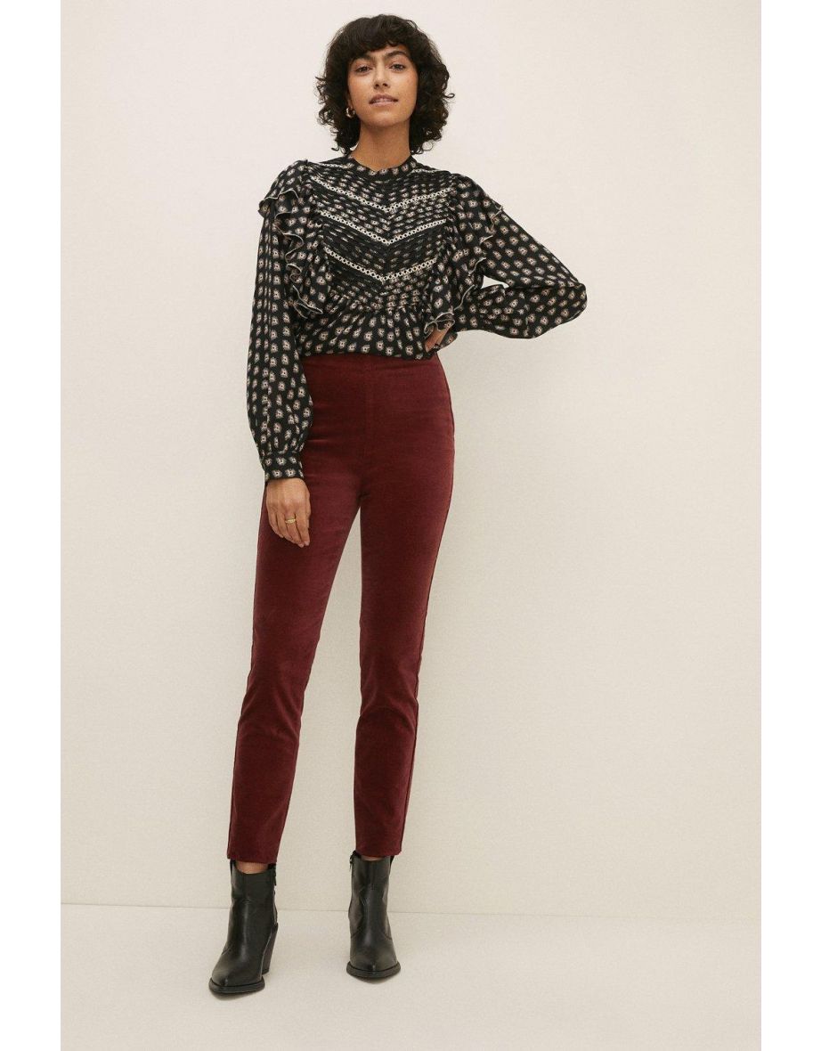 Skinny Velvet Trouser