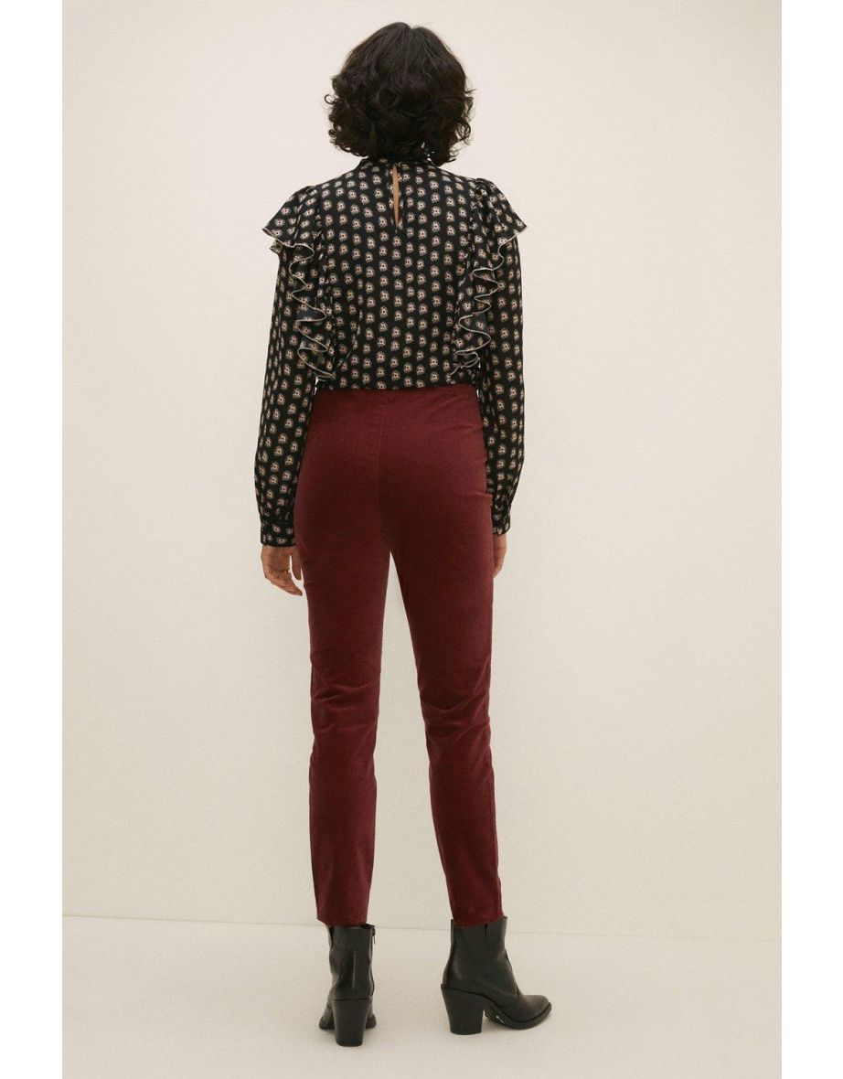 Skinny Velvet Trouser - 2