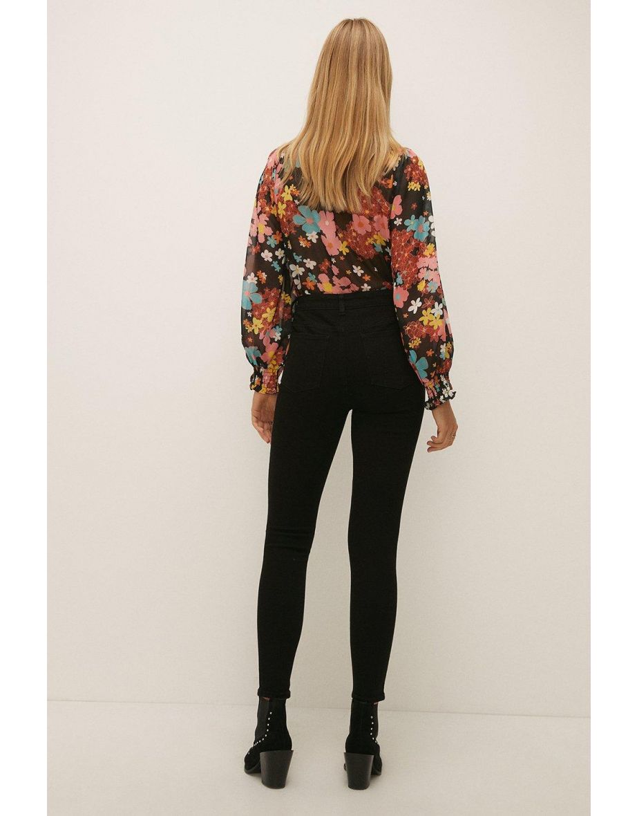 Petite High Waisted Skinny Jean - 2