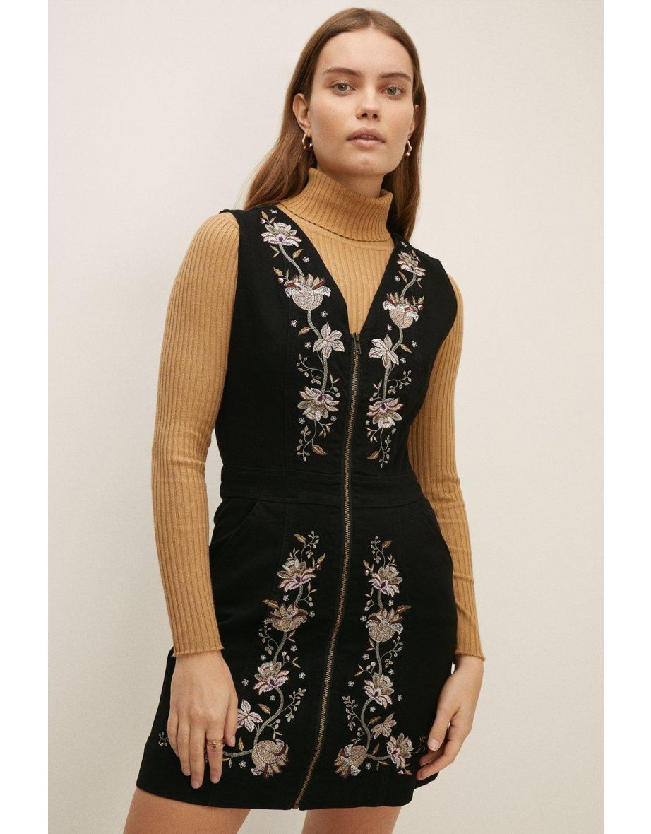 Oasis denim slash neck dress sales