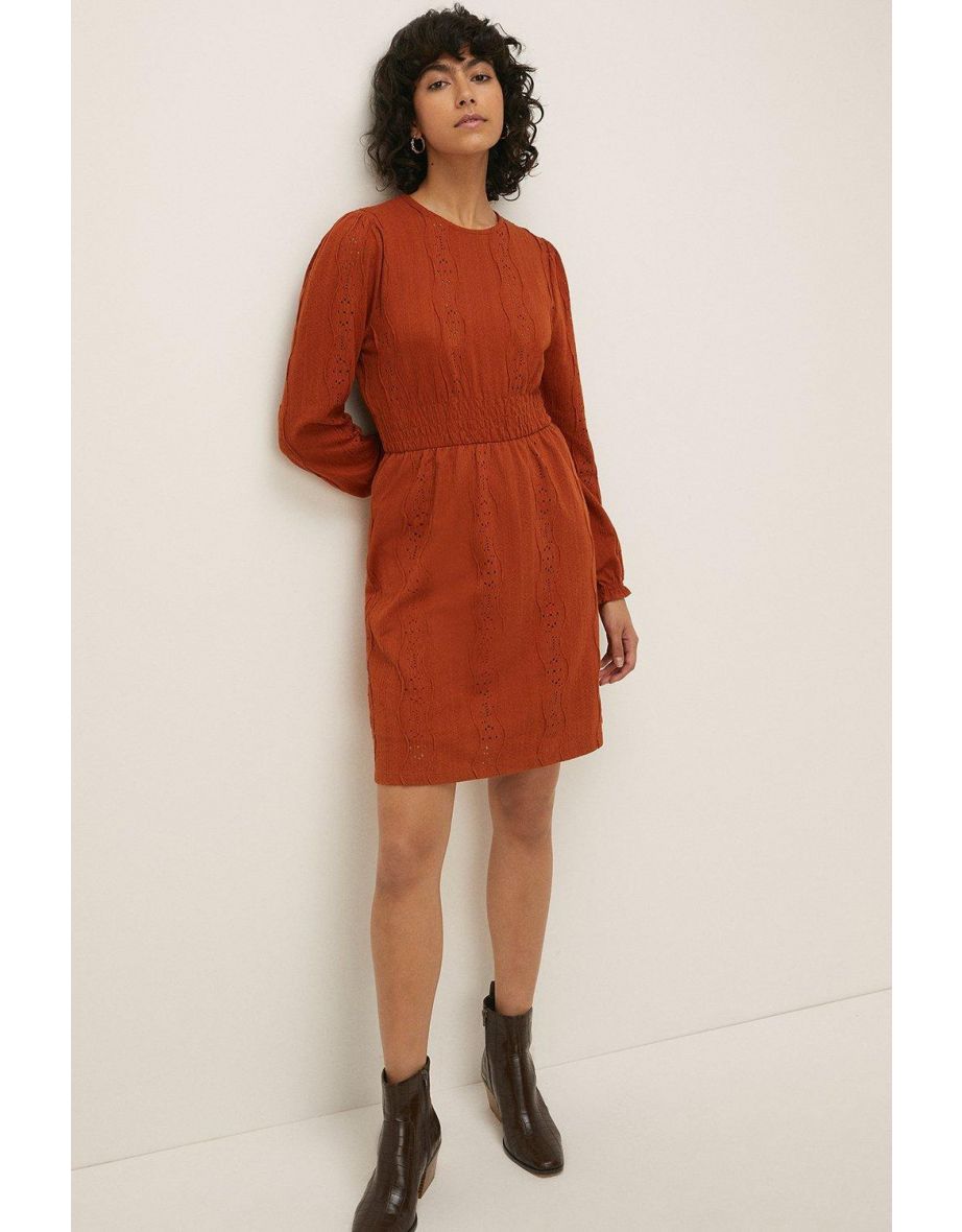 Oasis red hot sale skater dress
