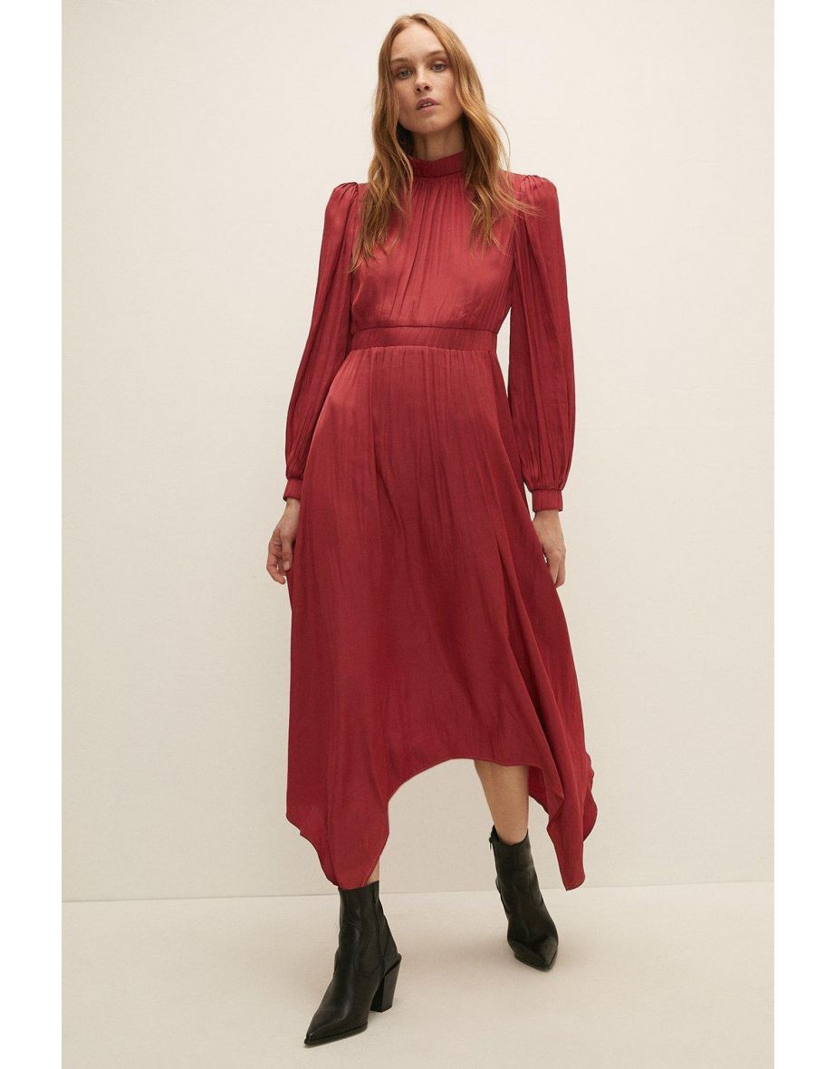 Oasis hanky outlet hem dress