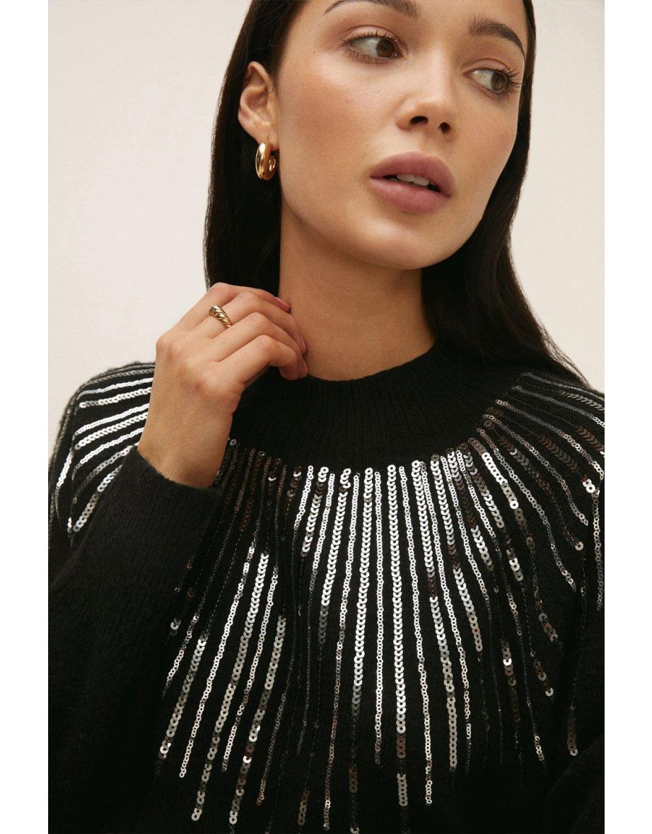 Sequin Detail Jumper