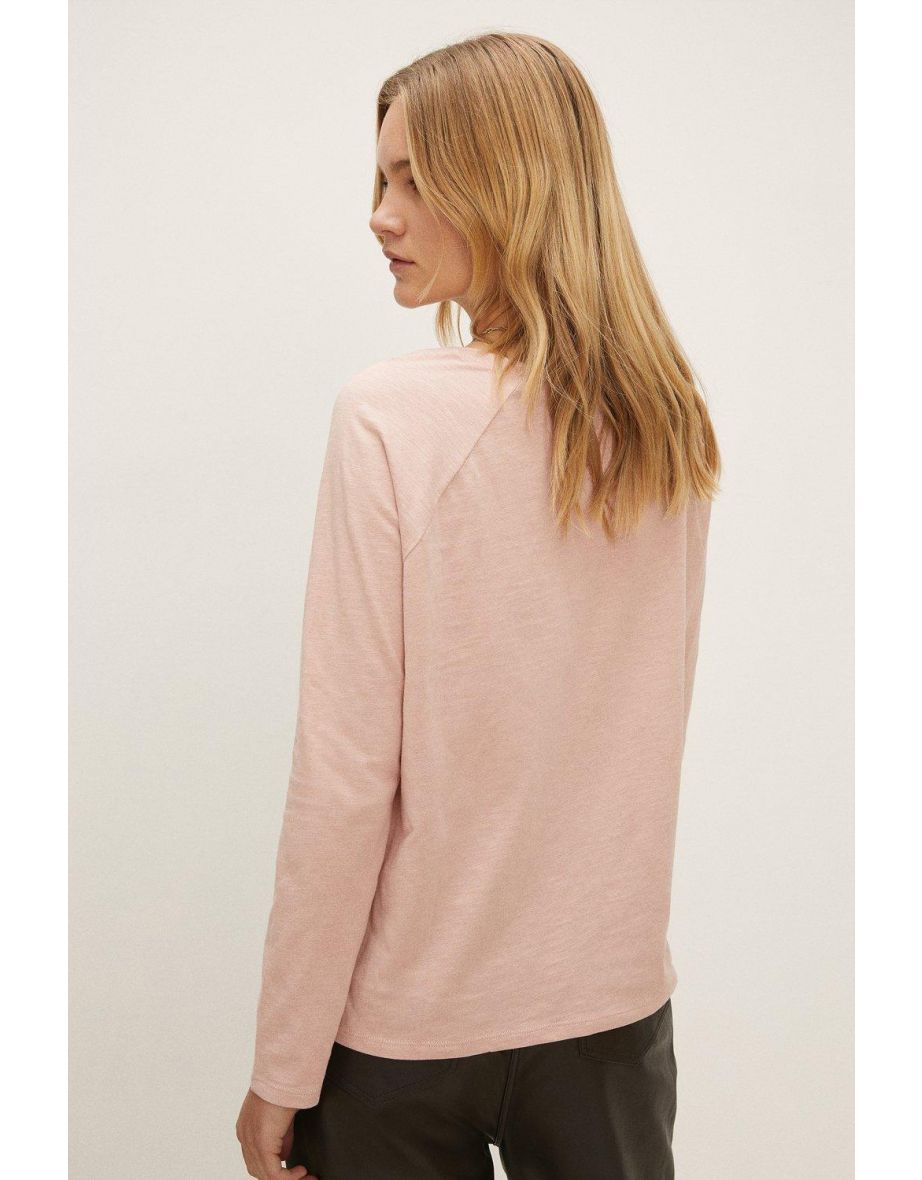 Essential Scoop Neck Slub T-shirt - 2