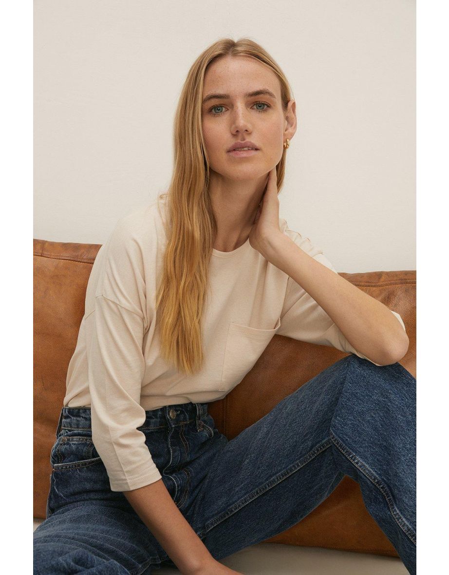 Essential Drop Sleeve Pocket T-shirt