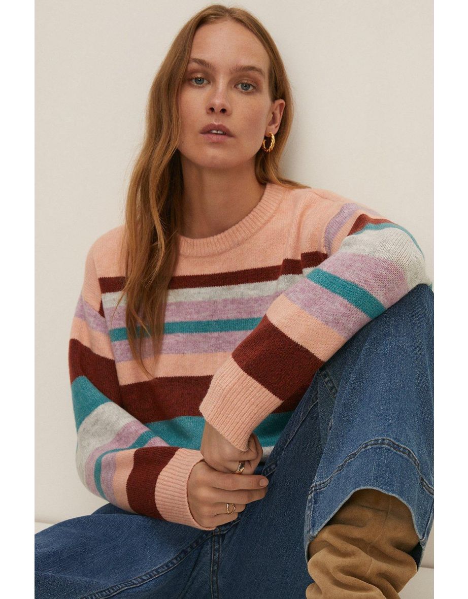 Oasis top rainbow jumper