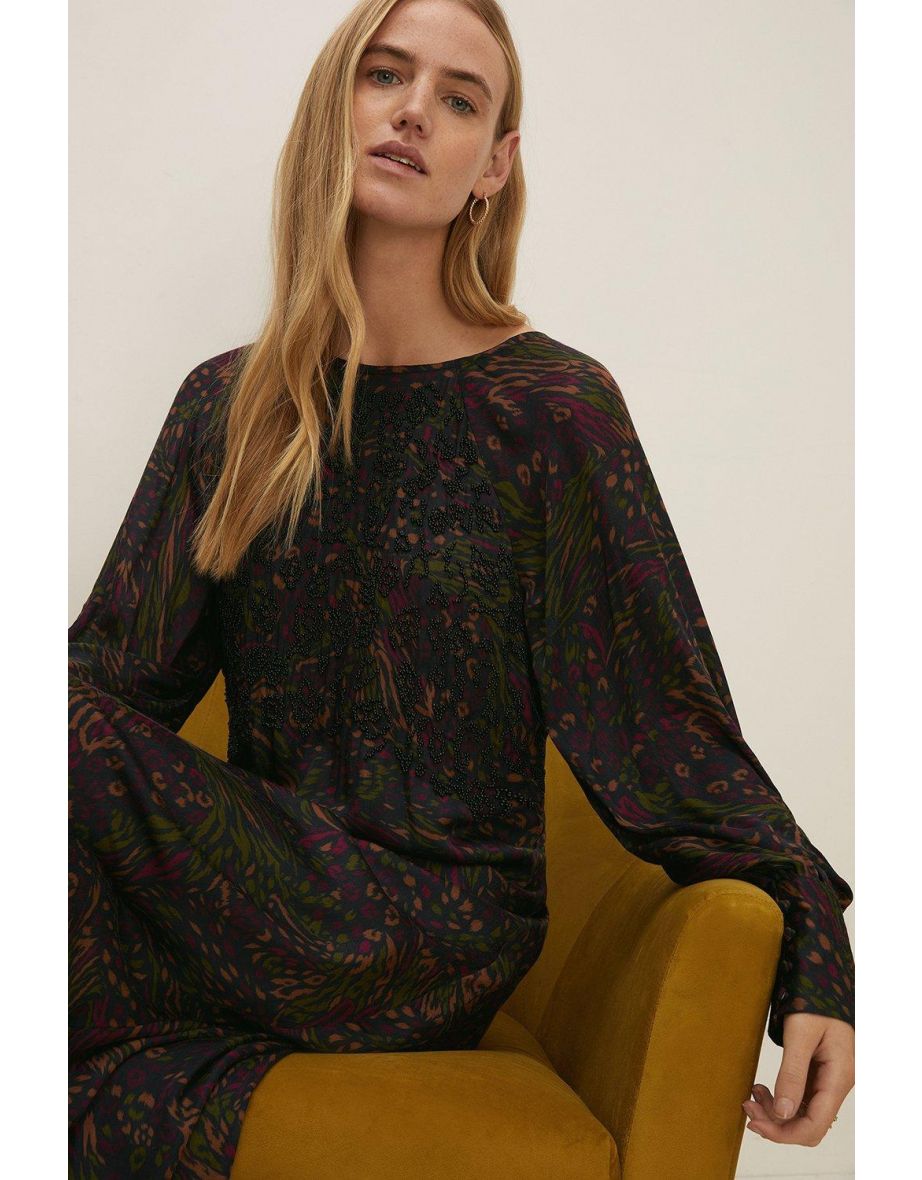 Rachel Stevens 70s Animal Dress