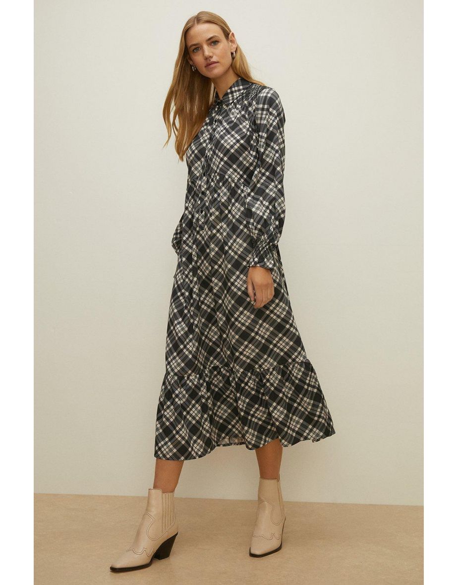 Oasis gingham shirt dress shop