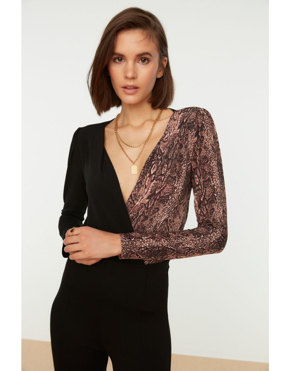 Bodysuit - Black - Slim fit