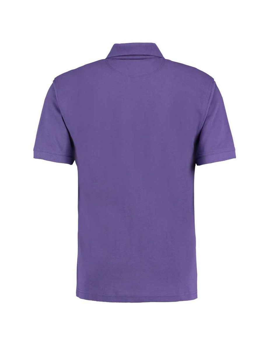 Kustom Kit Mens Klassic Piqué Polo Shirt - Purple - 1