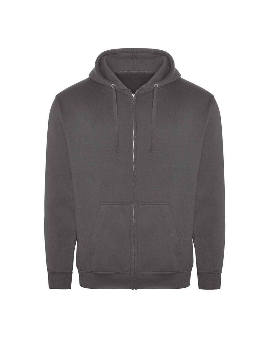 PRO RTX Mens Pro Full Zip Hoodie - Charcoal