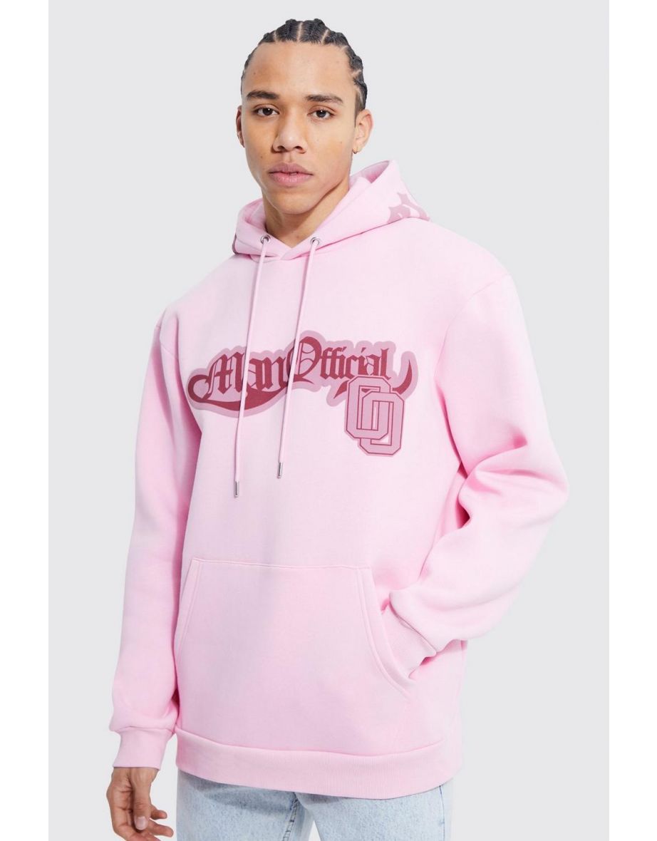 Boohooman best sale pink hoodie