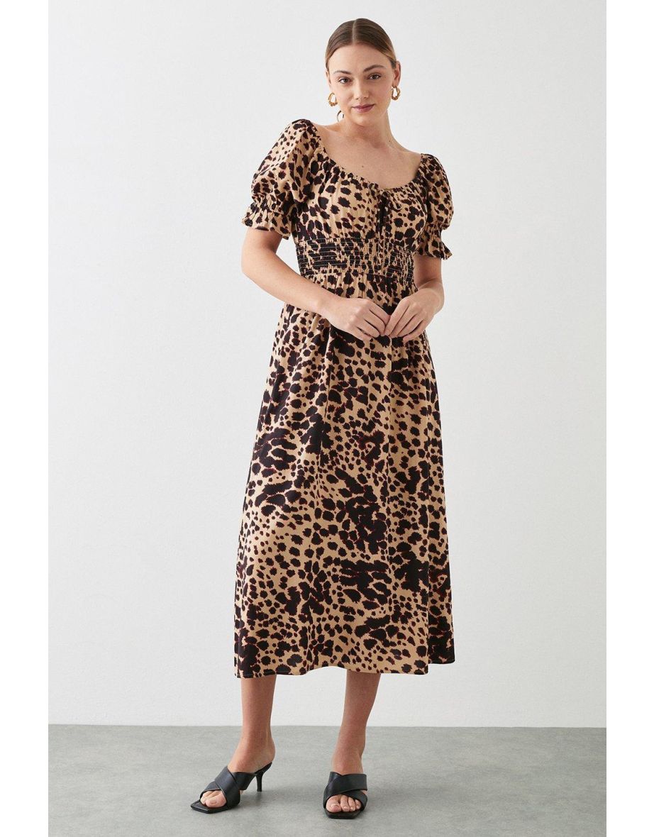 Dorothy perkins tiger print dress top