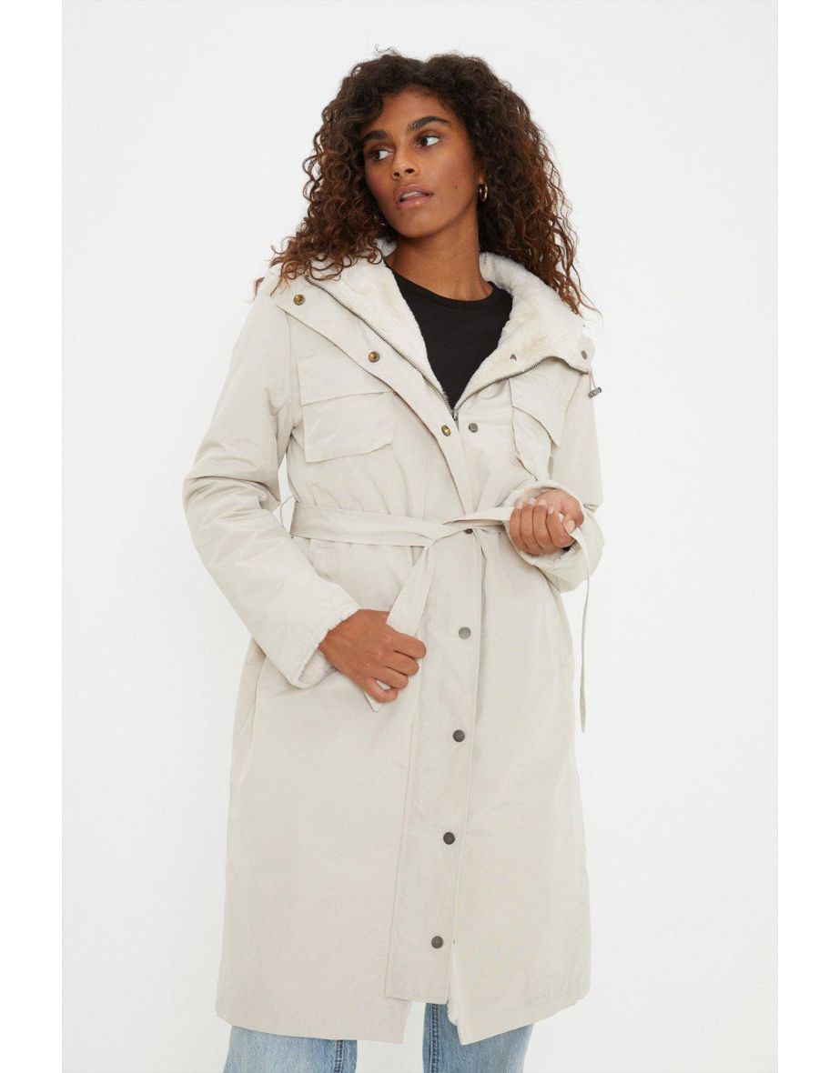 Dorothy perkins longline faux fur coat best sale