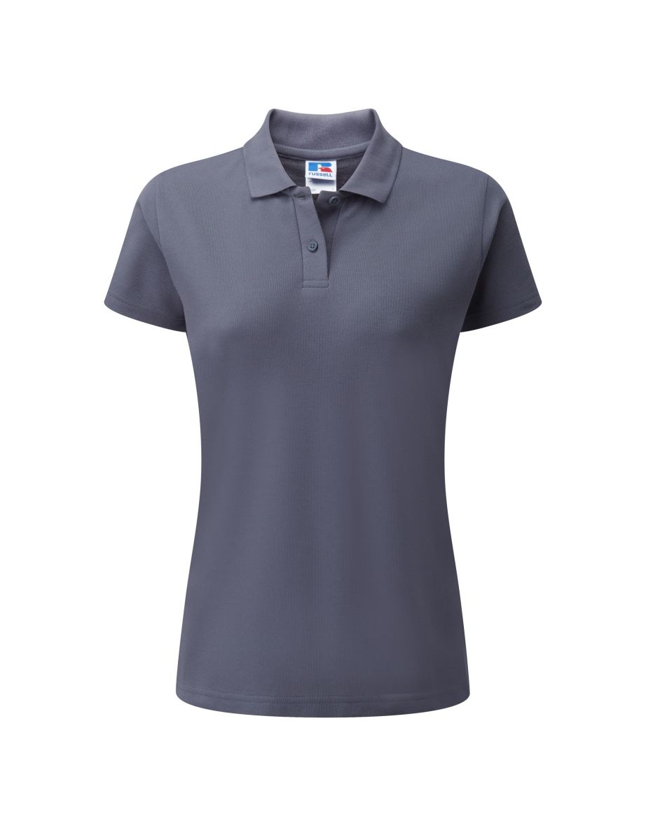 Jerzees Colours Ladies 65/35 Hard Wearing Pique Short Sleeve Polo Shirt - Convoy Grey
