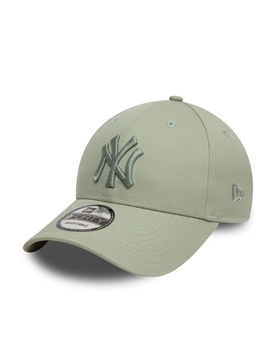 New Era Mens New York Yankees 9FORTY League Essential Baseball Cap - Green Pastel - OSFM