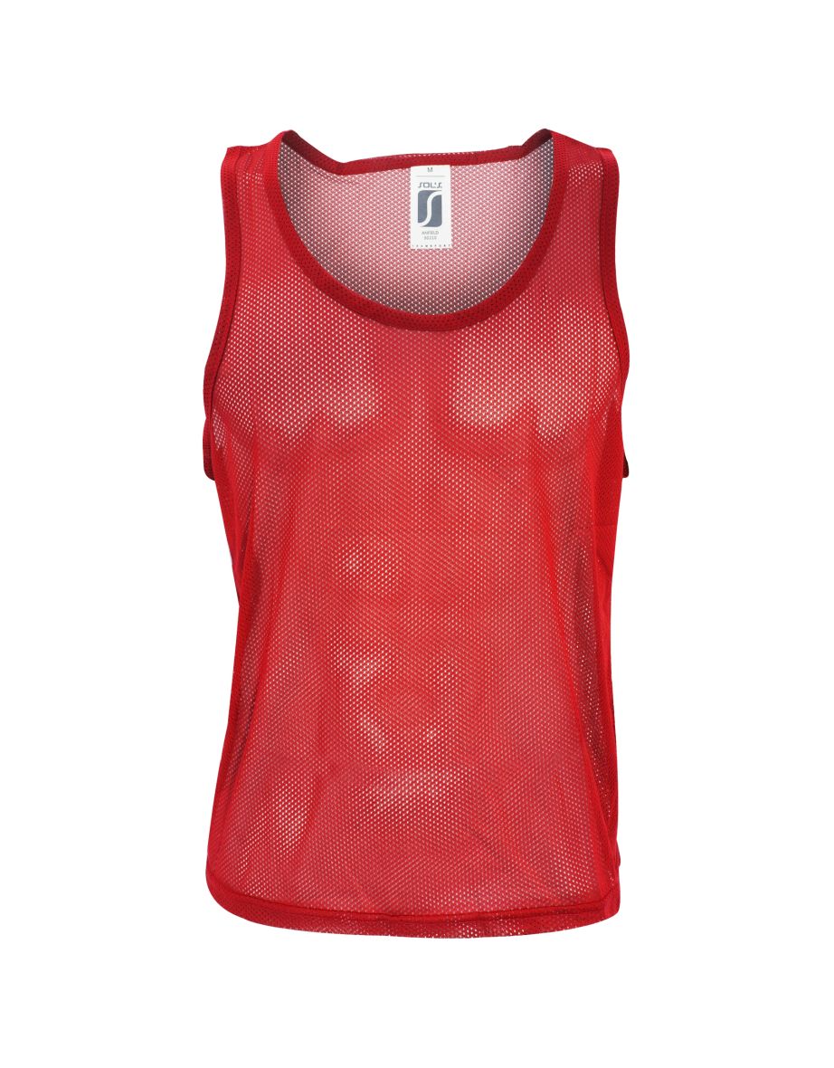 SOLS Mens Anfield Sports Training Bib - Red - 2
