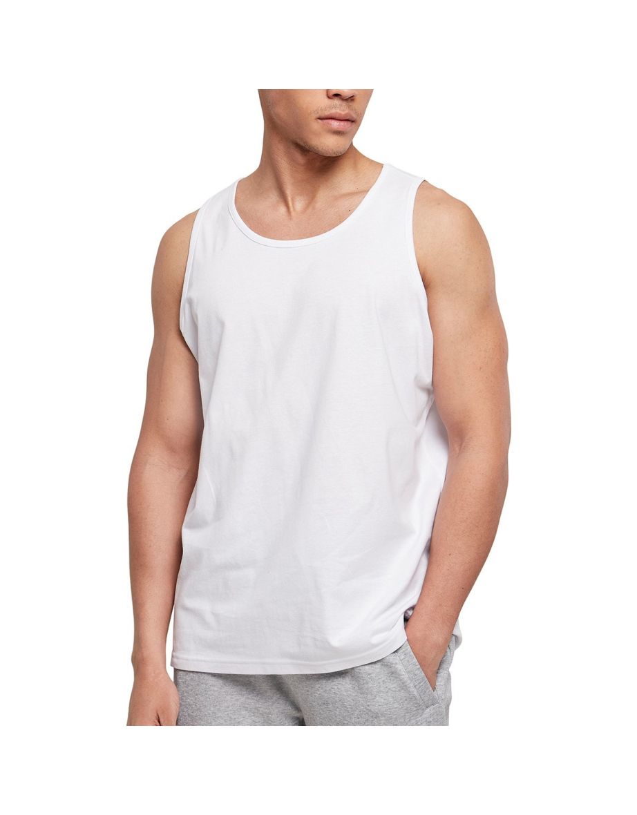 Mens Basic Tank Top - White
