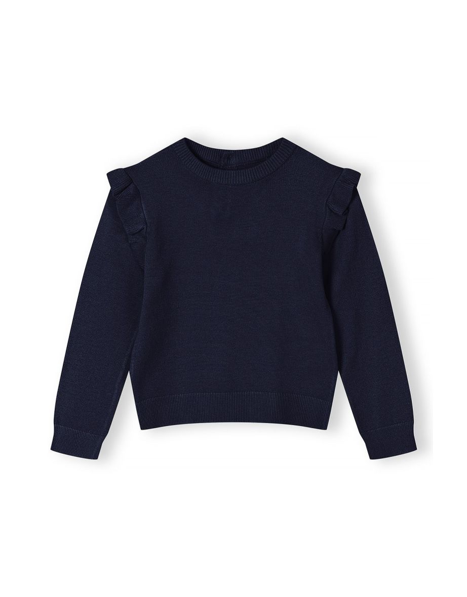 Girls Frill Sleeve Jumper