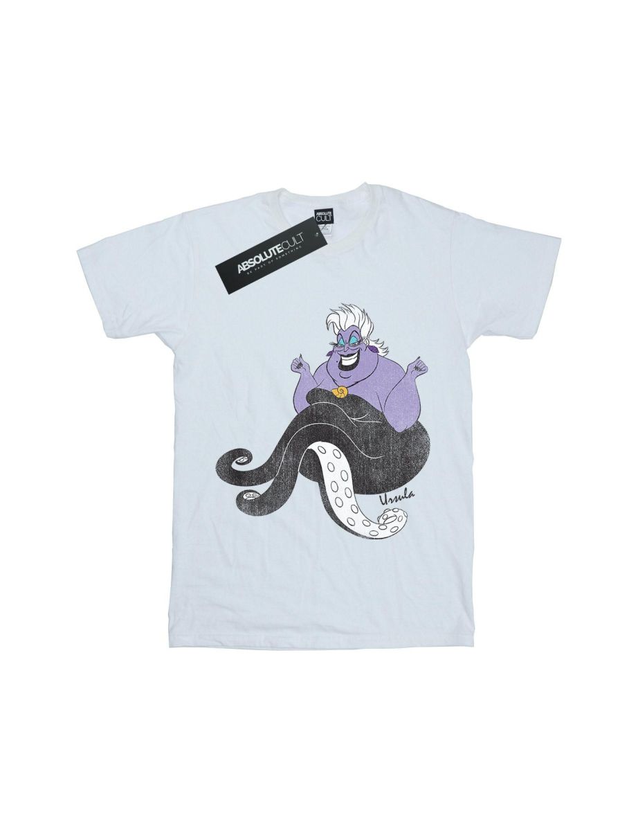 The Little Mermaid Girls Classic Ursula Cotton T-Shirt - White