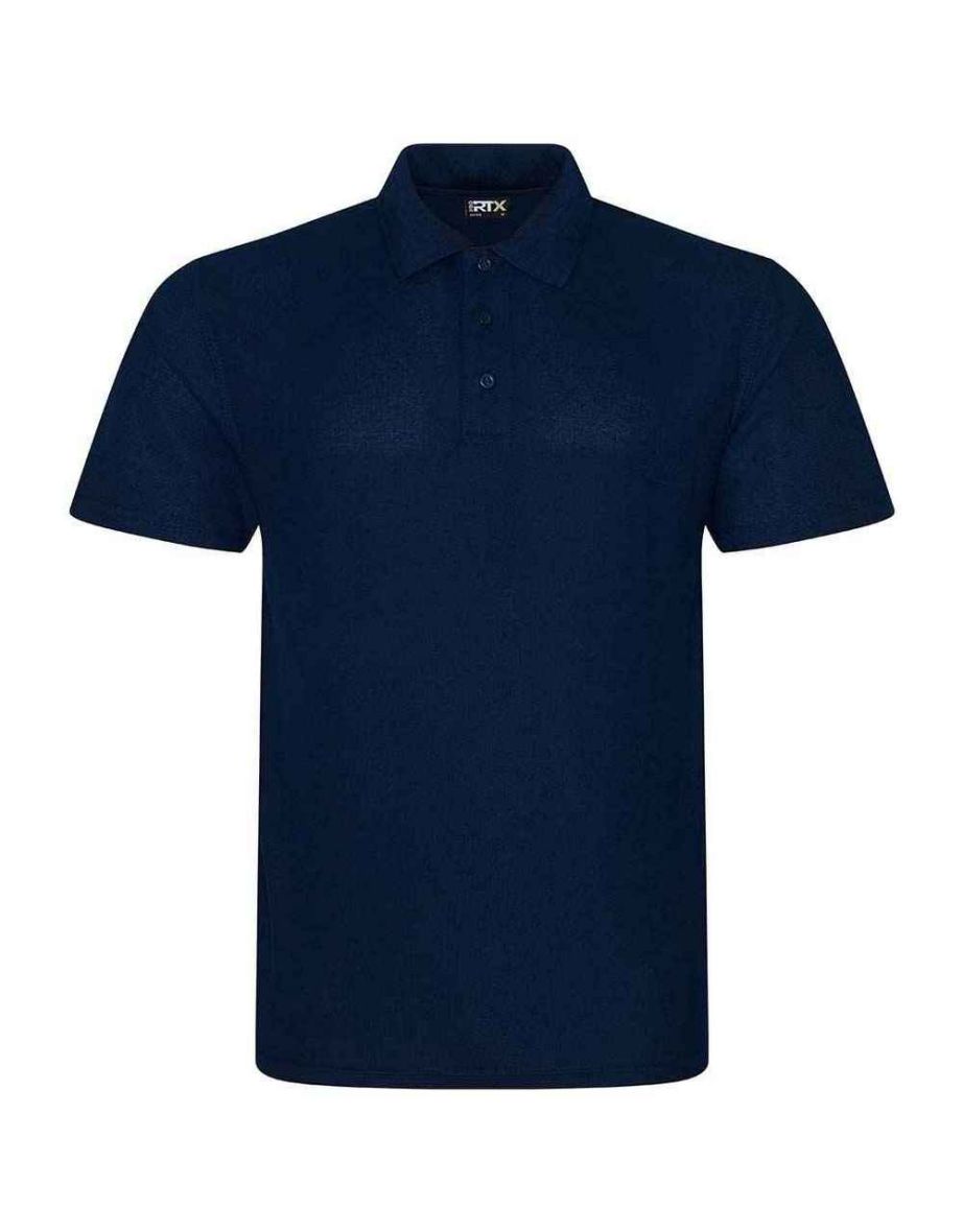PRO RTX Mens Polyester Polo Shirt - Navy