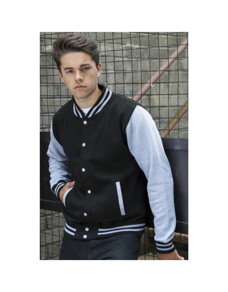 Awdis unisex varsity jacket best sale