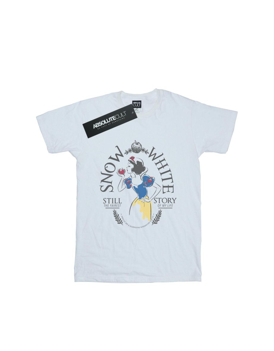 Disney Princess Girls Snow White Fairest Story Cotton T-Shirt - 3