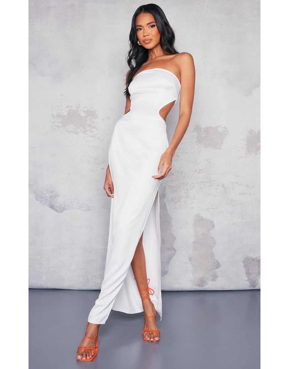 Side cut out maxi dress on sale