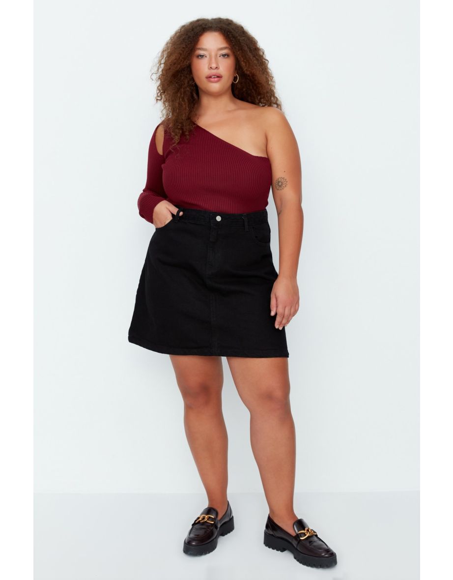 Plus size mini skirts 50s best sale