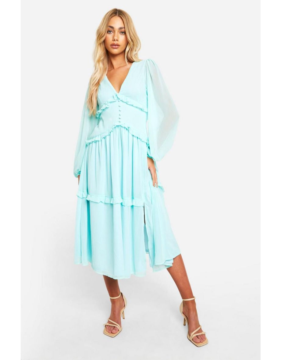 Ruffle Smock Dress