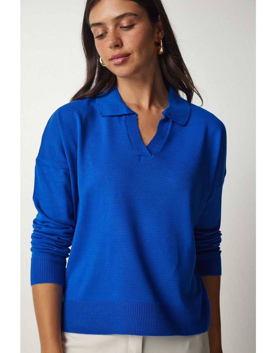 Sweater - Blue - Regular fit