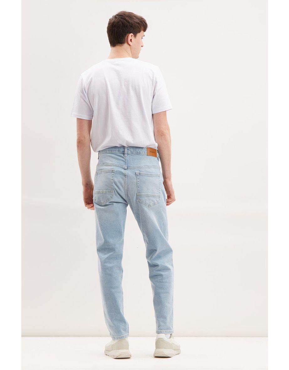 Tapered Pacific Blue Jeans - 2