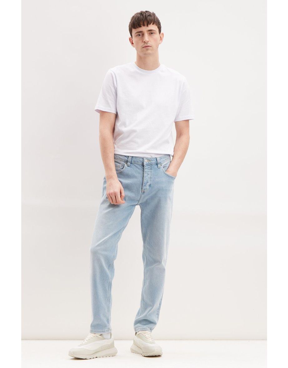 Tapered Pacific Blue Jeans
