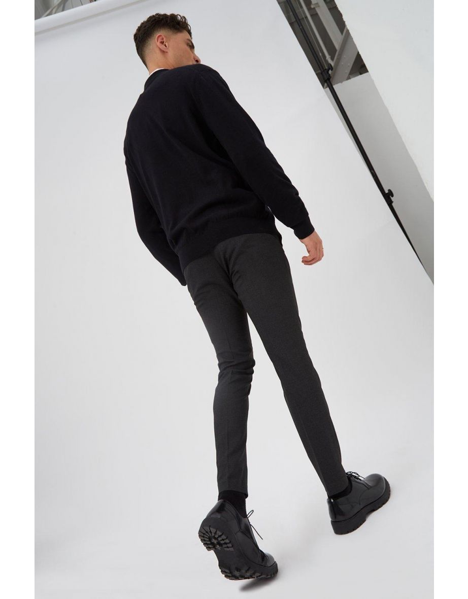 Super Skinny Charcoal Trouser - 2