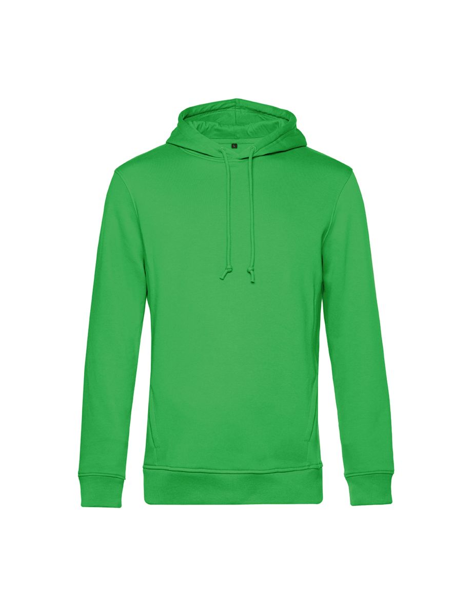 B&C Mens Organic Hooded Sweater - Apple Green