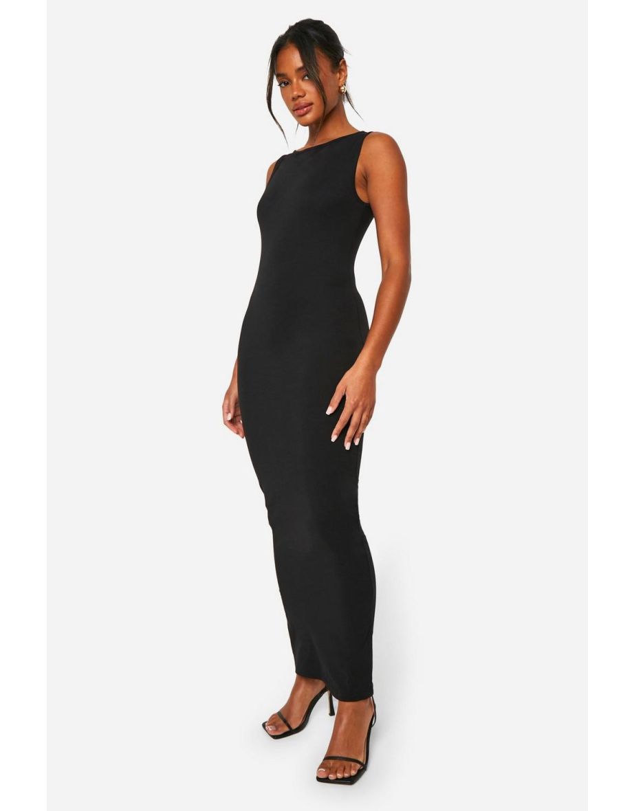 Basic Tan Maxi Dress