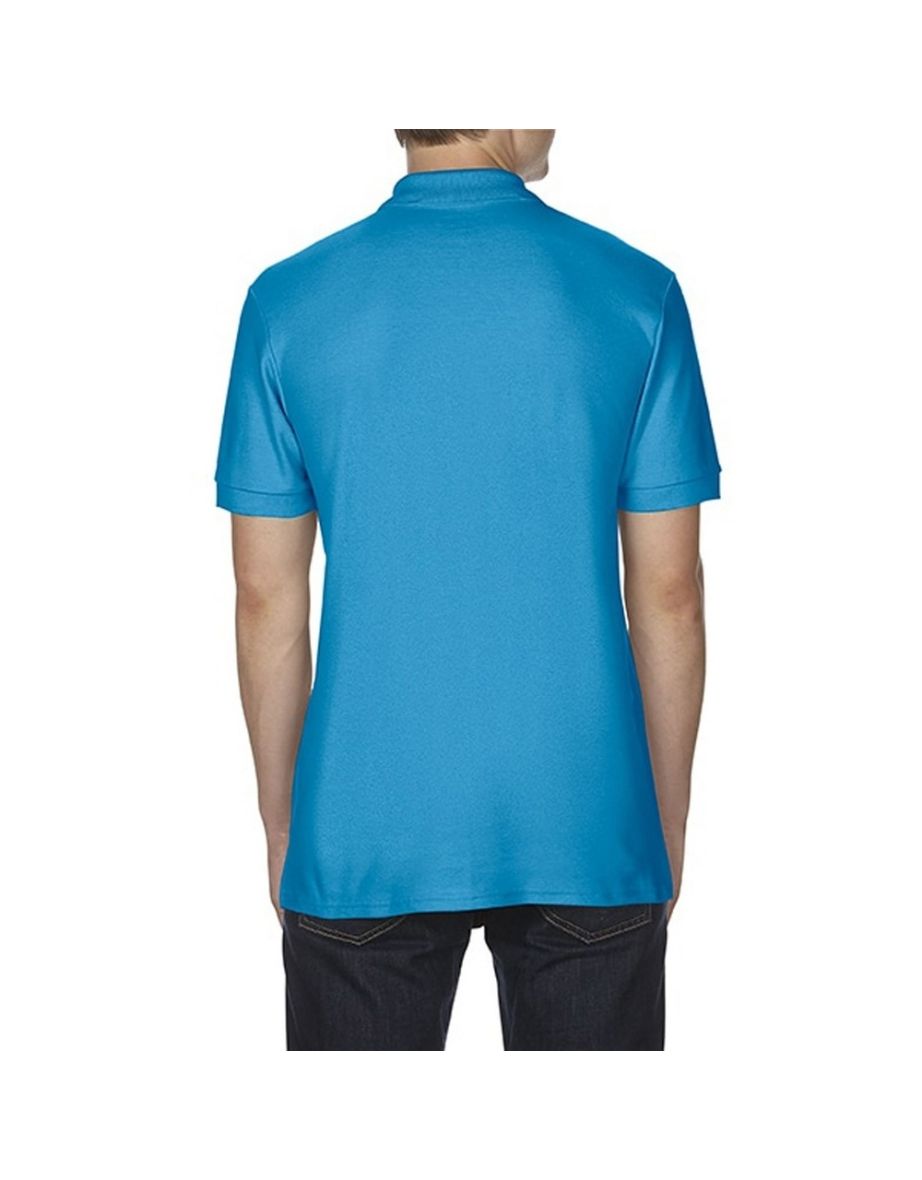 Gildan Softstyle Mens Short Sleeve Double Pique Polo Shirt - Sapphire - 1
