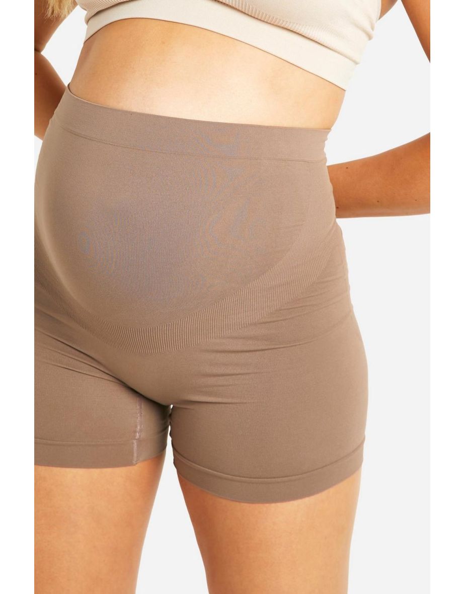 Maternity Contour Shapewear Shorts - mocha - 3
