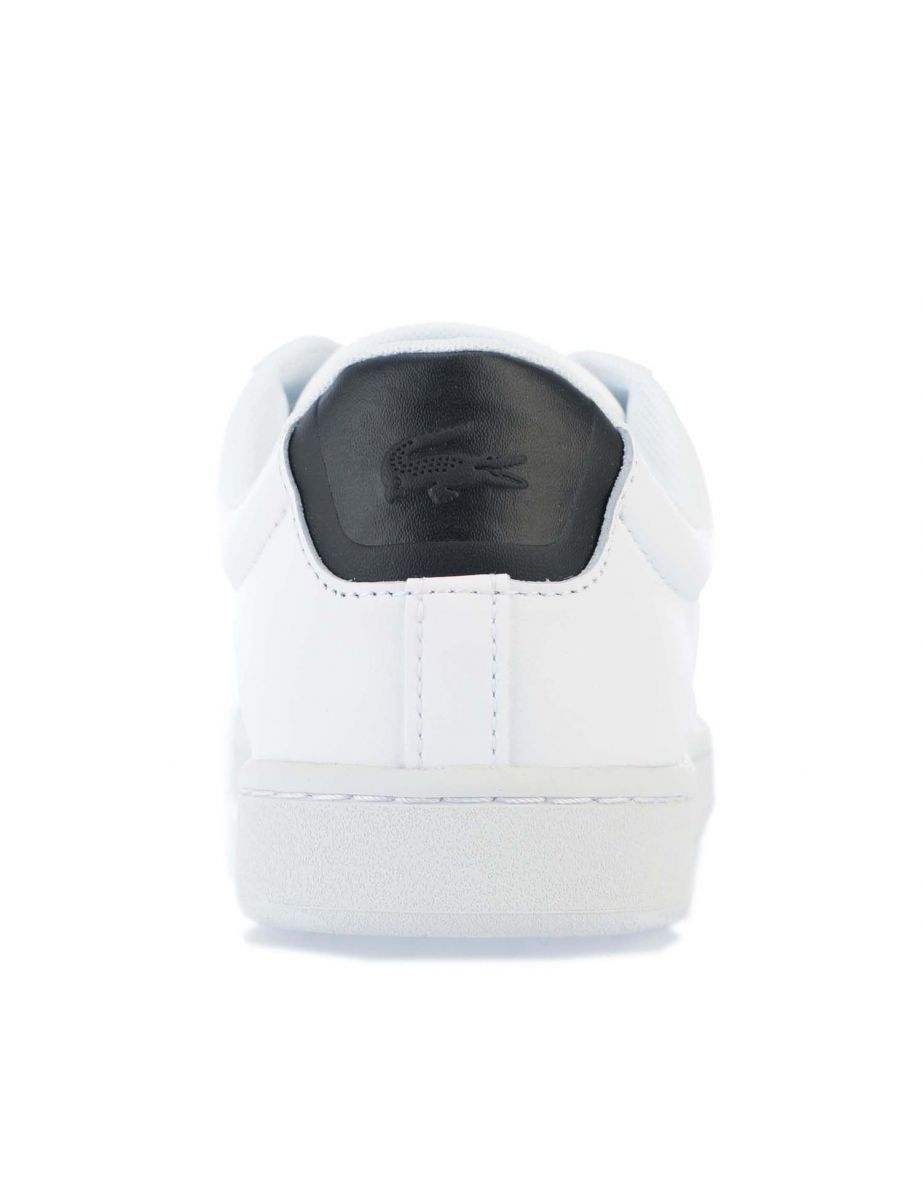 Women's Lacoste Carnaby Evo Trainers in White - 5