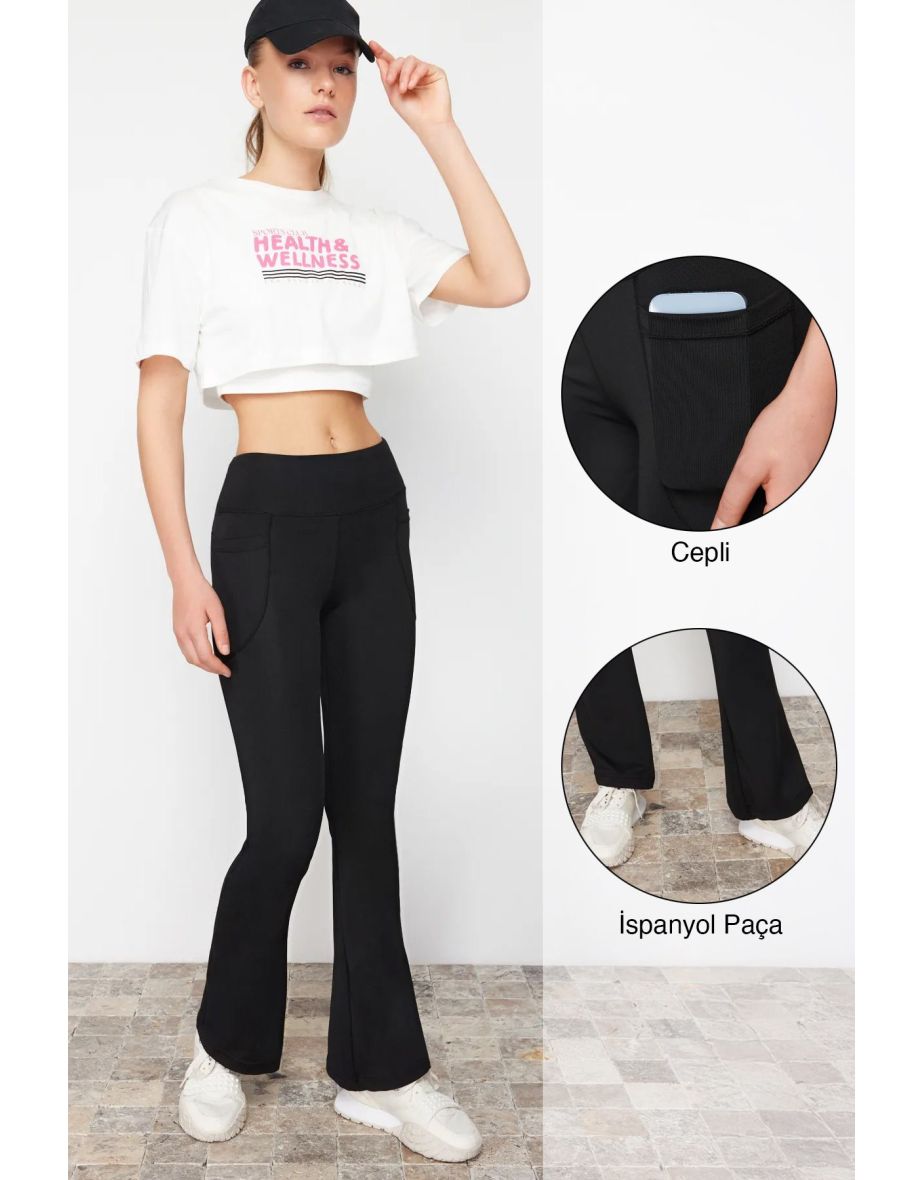 Black Scuba/Scuba Diver Relaxed Fit Flare Sports Sweatpants - 9