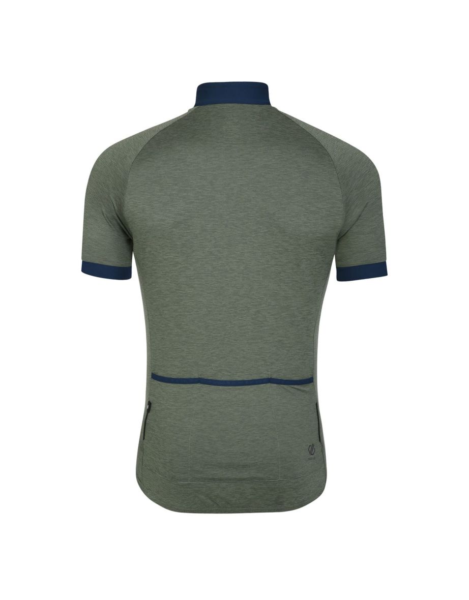 Men's Dare 2b Pedal It Out II Cycling Jersey in Green - 2