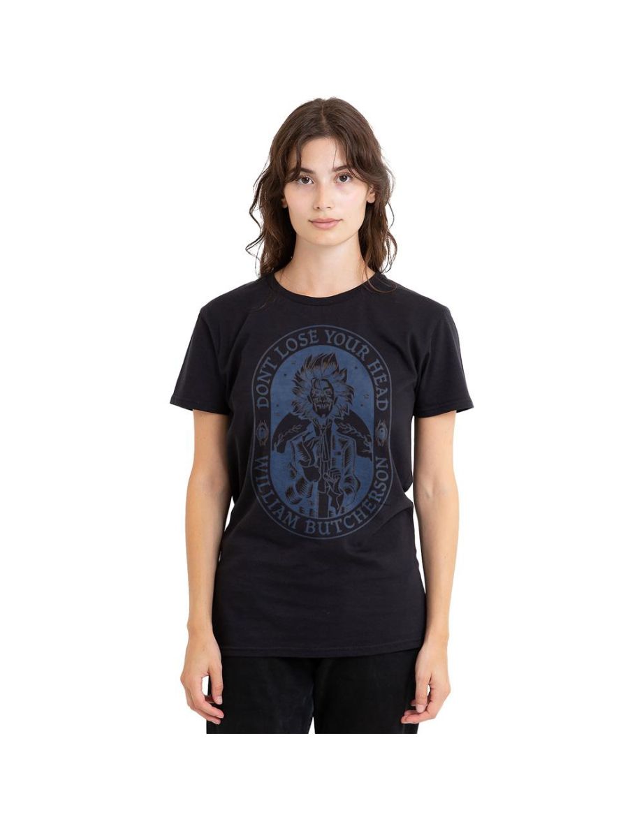 Hocus Pocus Unisex Adult Don´t Lose Your Head Billy Butcherson T-Shirt - Black