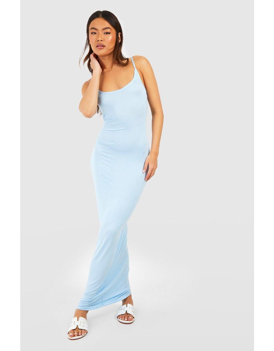 Basics Strappy Maxi Dress - aqua