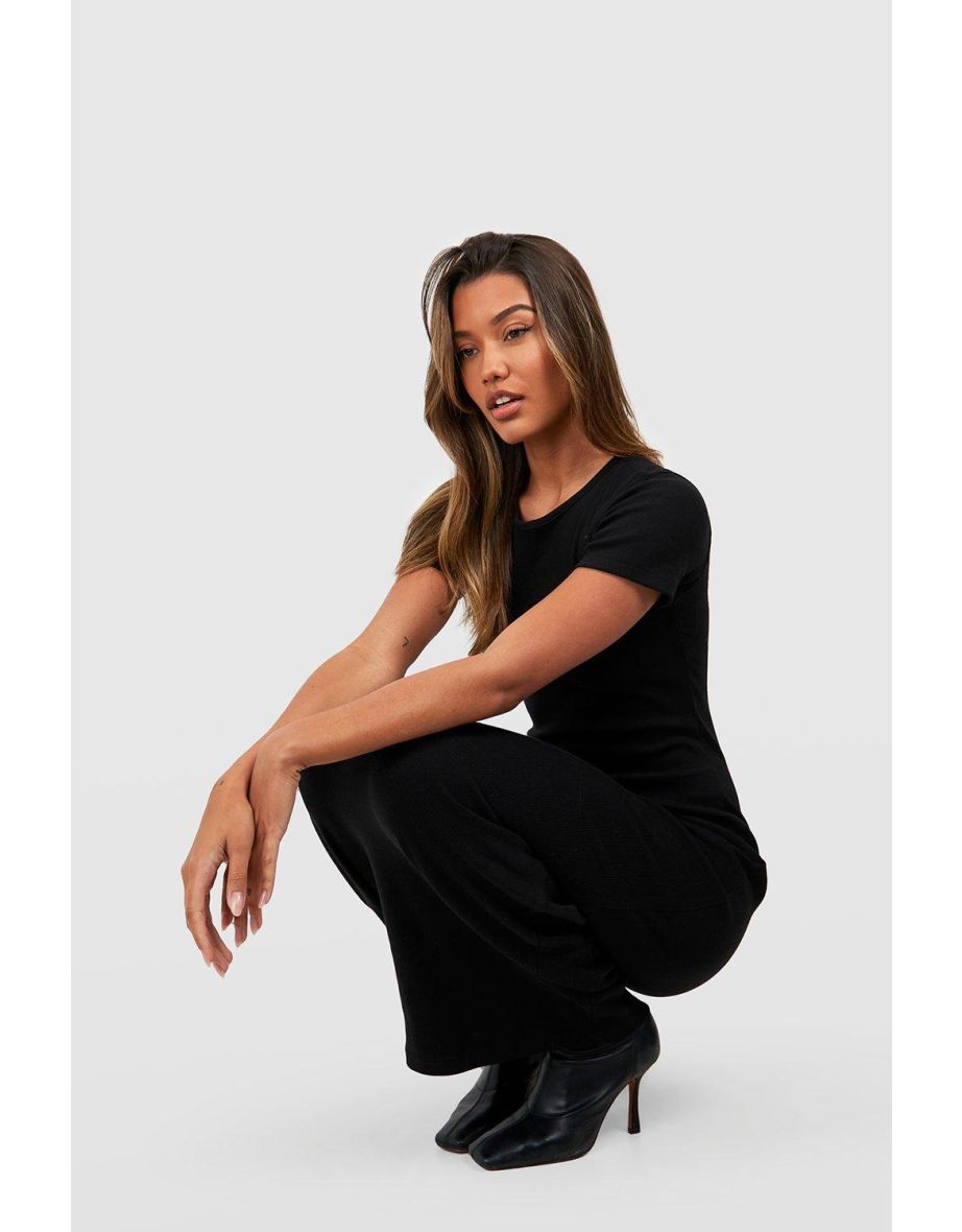 Basic Cap Sleeve Maxi Dress - black - 3