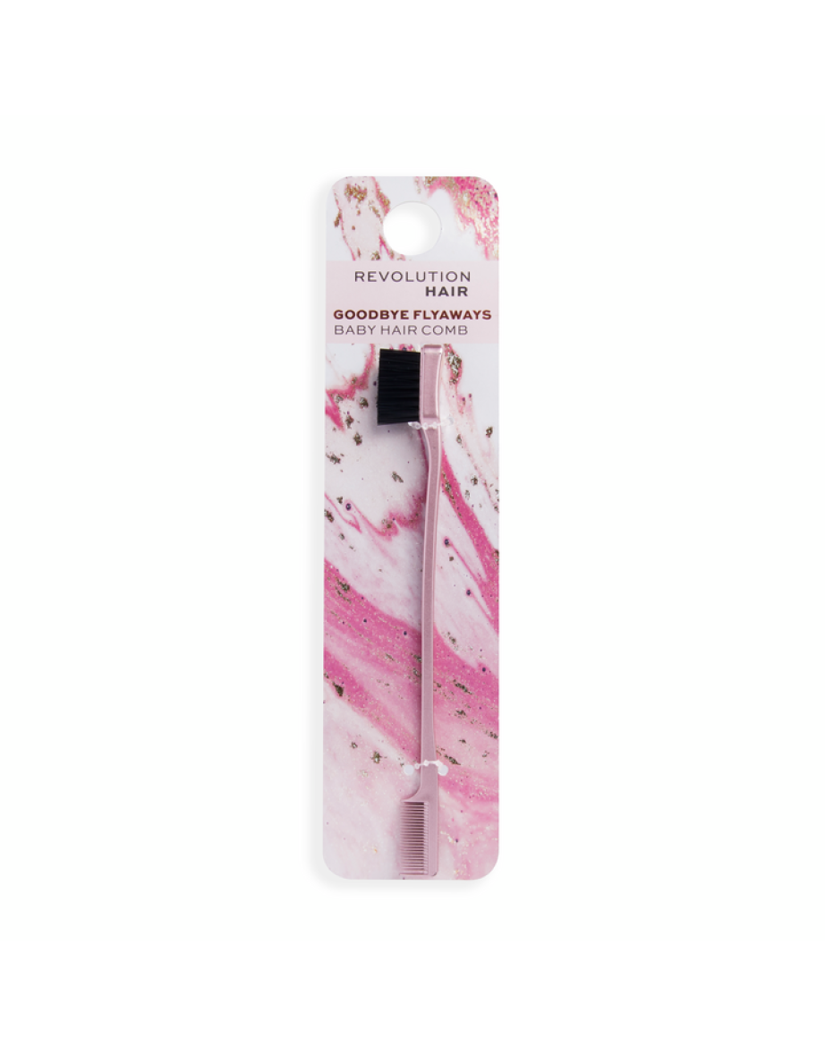 Revolution Goodbye Flyaways Baby Hair Comb Rose Gold Pink - 1