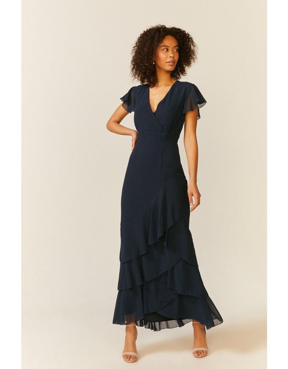 Coast navy maxi dress sales