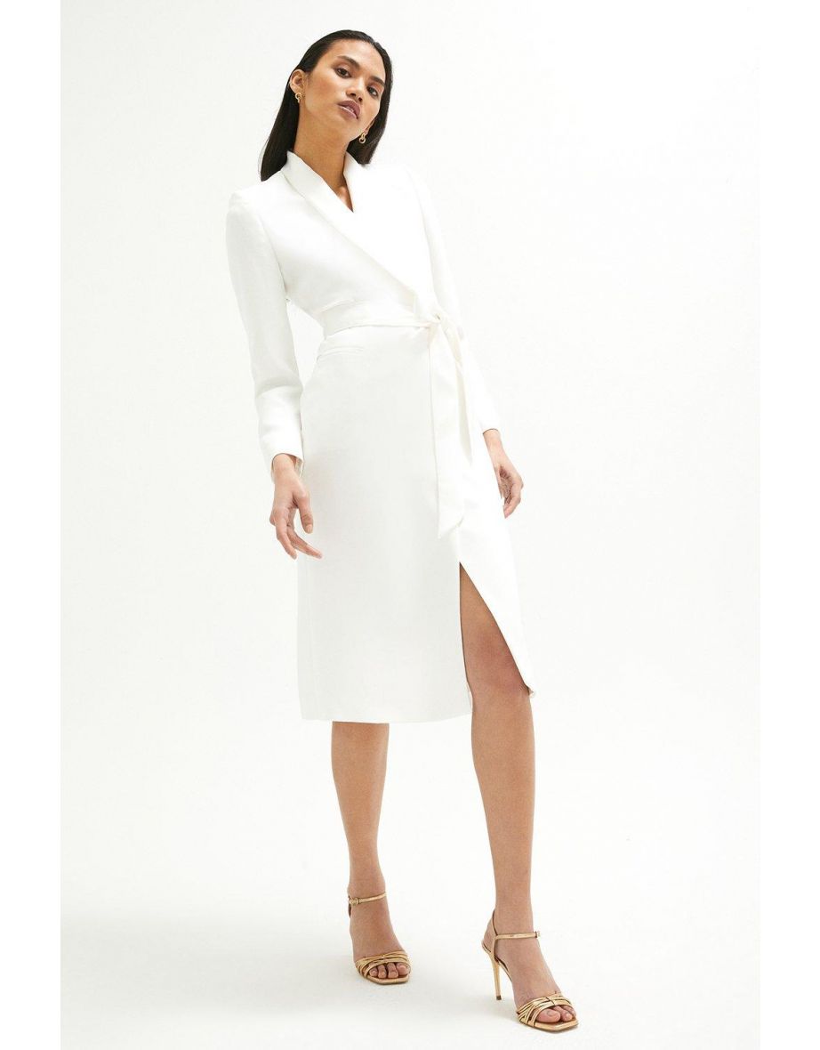 Premium Midi Tuxedo Bridal Dress