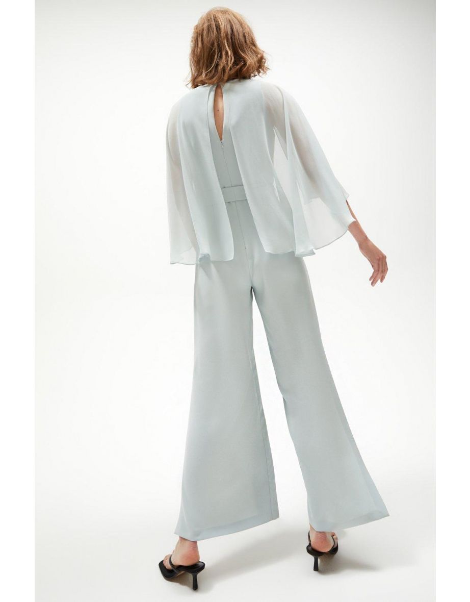Coast Fashion Blue Cape Jumpsuit - 2
